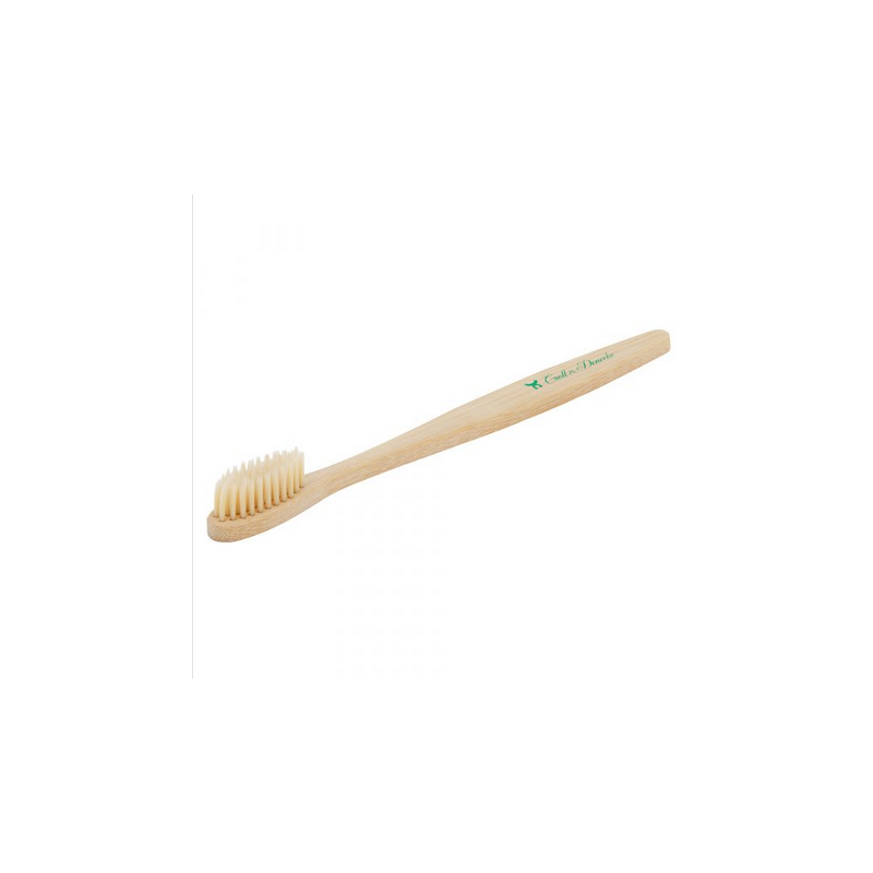 Brosse à dent entièrement en bambou y compris les poils