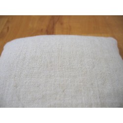 Coussin végétal en lin français