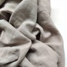 Tissu en pur lin grège au mètre