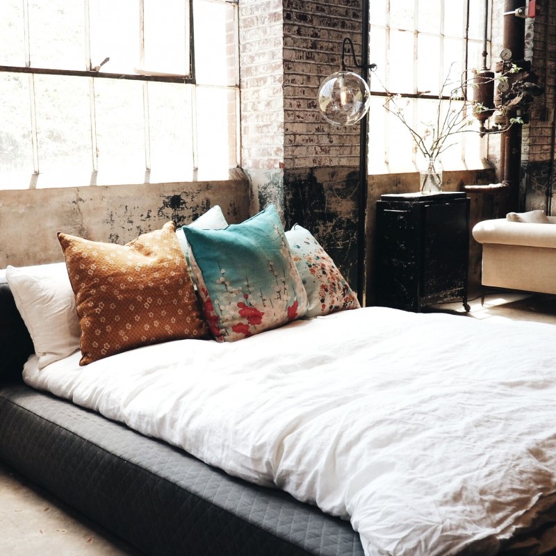Housse de couette en chanvre blanc