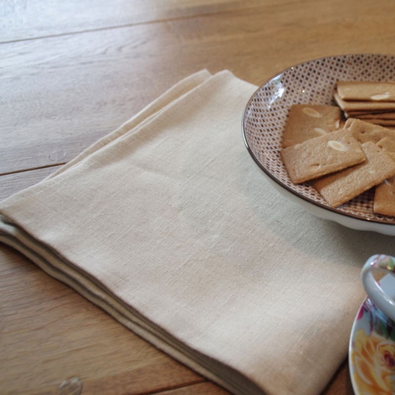 Serviette de table en chanvre
