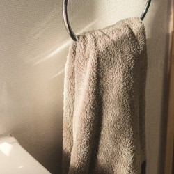 Serviette en lin couleur grège