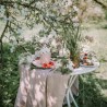 Nappe en pur lin brut naturel beige