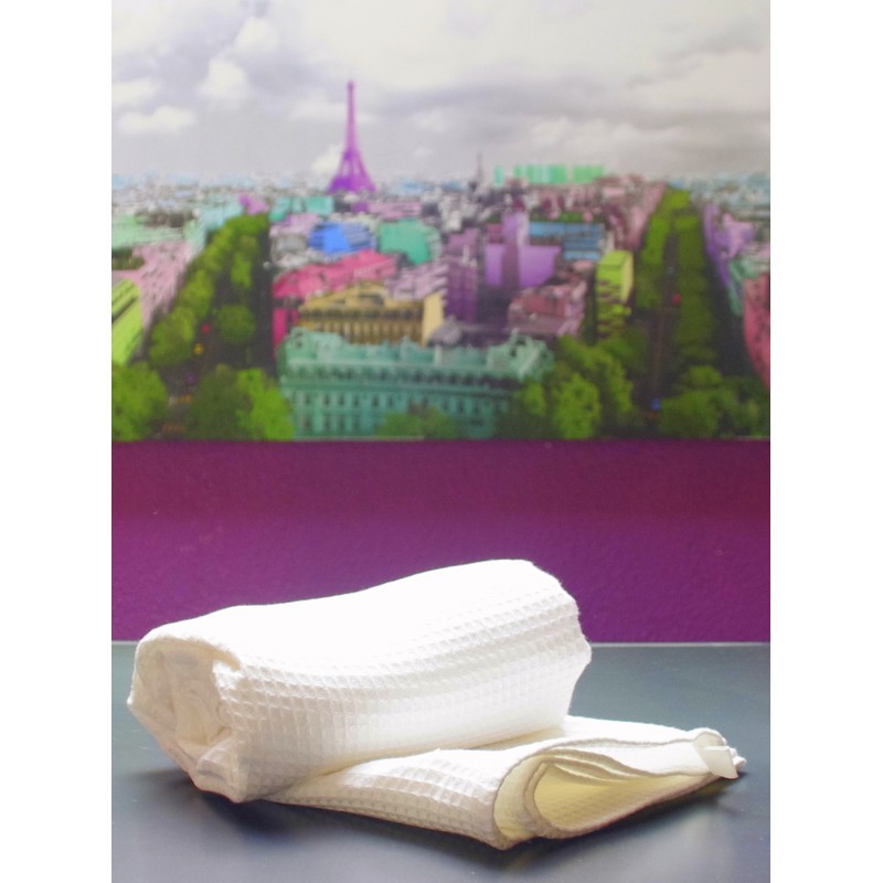 Serviette en nid d'abeille