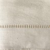 Drap de dessus écru avec jour échelle