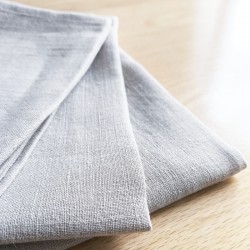 Essuie-main en lin naturel haute qualité couleur grège clair