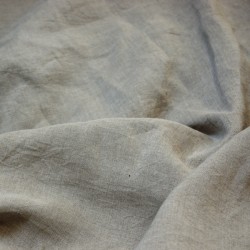 Drap plat chanvre naturel confectionné en France avec un tissu européen