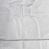 Drap blanc en métis 215 x 270 cm