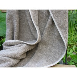 Serviette éponge en lin naturel