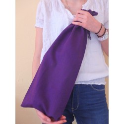 Sac à pain Ultra Violet en pur lin