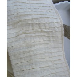 Sac à tarte en lin ivoire