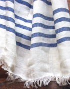 Serviette et gant en lin et en ortie