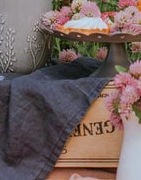 Serviette de table et serviettes à thé en lin et en chanvre